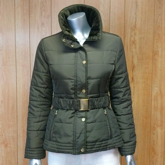 New York & Company Jackets & Blazers - NY&CO Olive Green Puffer Jacket Size XS
